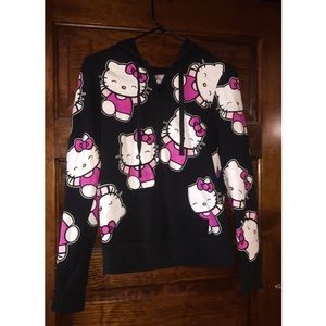 Hello Kitty Print Hoodie